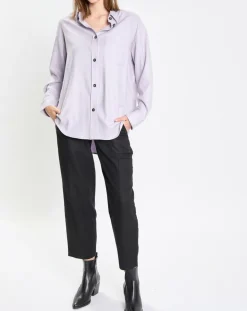 Femme Marc O'Polo Surchemise en Laine mélangée violet clair