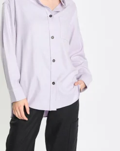 Femme Marc O'Polo Surchemise en Laine mélangée violet clair