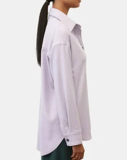 Femme Marc O'Polo Surchemise en Laine mélangée violet clair