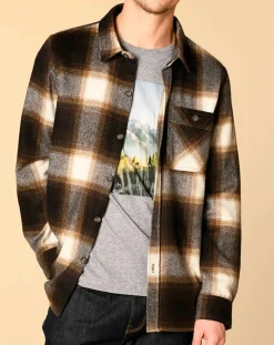 Homme Harris Wilson Surchemise en Laine mélangée Dewi beige/marron