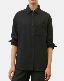 Femme Marc O'Polo Surchemise en Laine mélangée noire