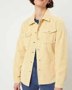 New Caroll Surchemise en Velours côtelé Kala citron