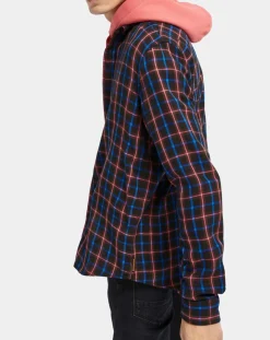 Homme Scotch & Soda Surchemise légère à carreaux bleu marine