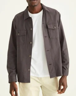 Clearance Dockers Surchemise Smart 360 Flex Relaxed prune foncé