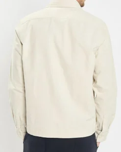 Homme Marc O'Polo Surchemise zippée en Velours milleraies écrue