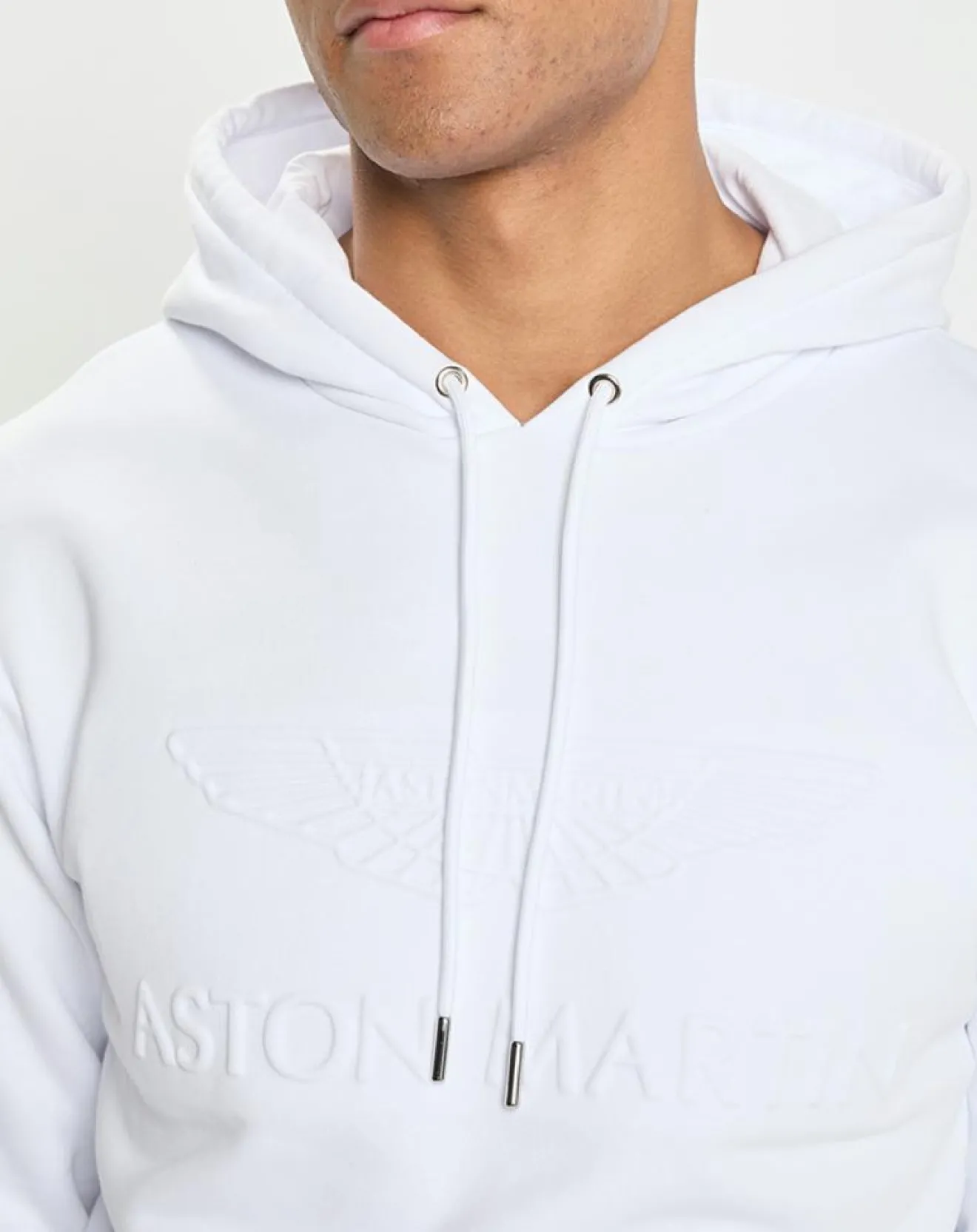 New Hackett London Sweat à capuche Aston Martin Racing blanc