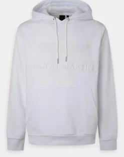 New Hackett London Sweat à capuche Aston Martin Racing blanc