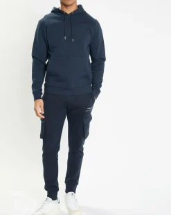 Homme Hackett London Sweat à capuche Aston Martin Racing bleu marine
