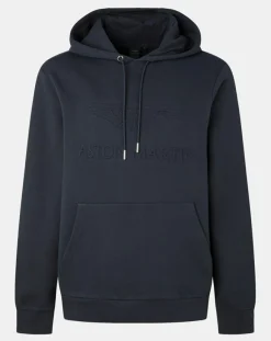 Homme Hackett London Sweat à capuche Aston Martin Racing bleu marine