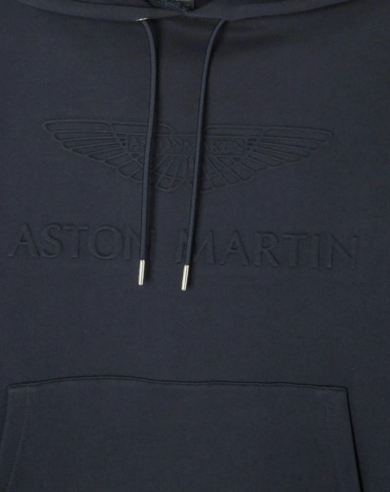 Homme Hackett London Sweat à capuche Aston Martin Racing bleu marine