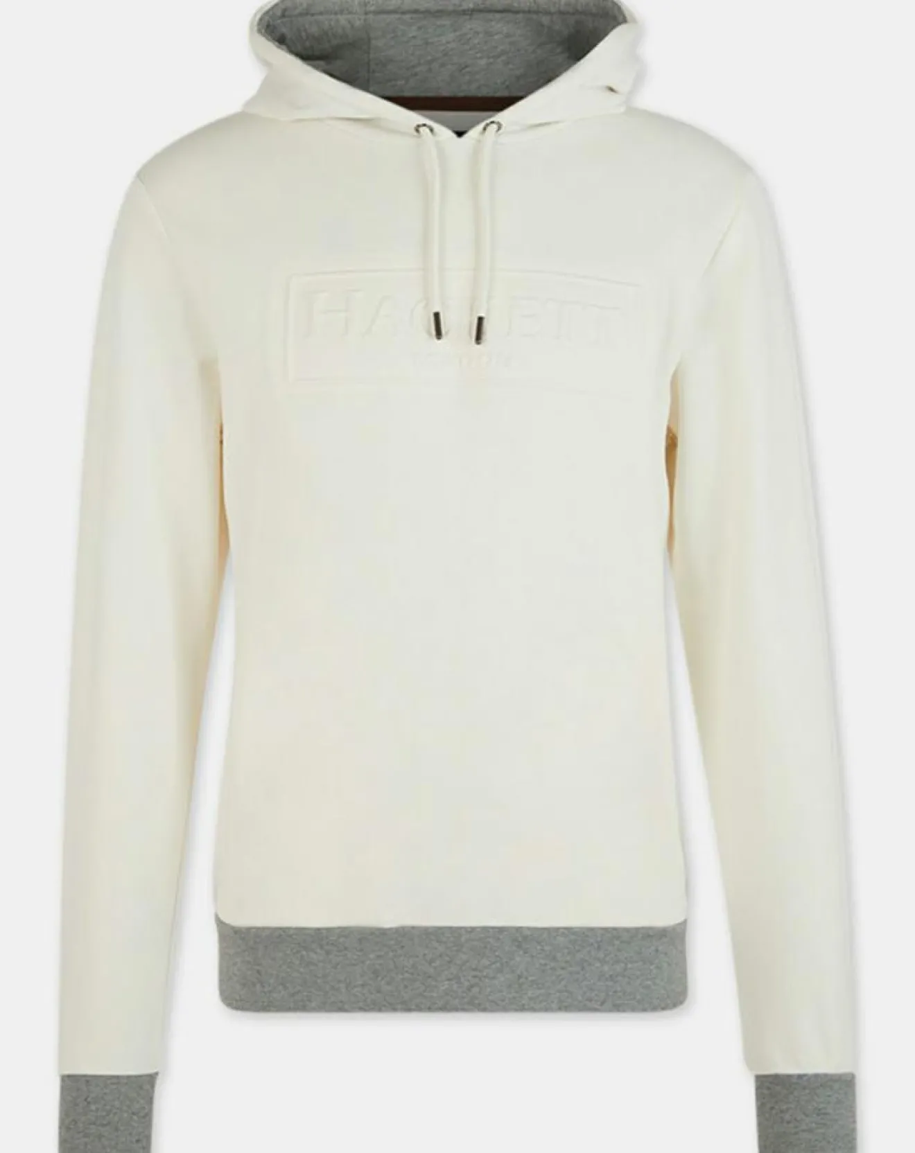 Homme Hackett London Sweat à capuche blanc