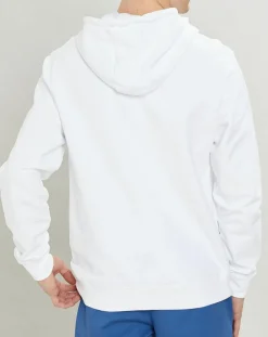Hackett London Sweat à capuche brodé blanc