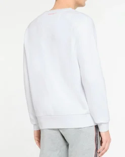 Homme Hackett London Sweat Aston Martin Racing blanc