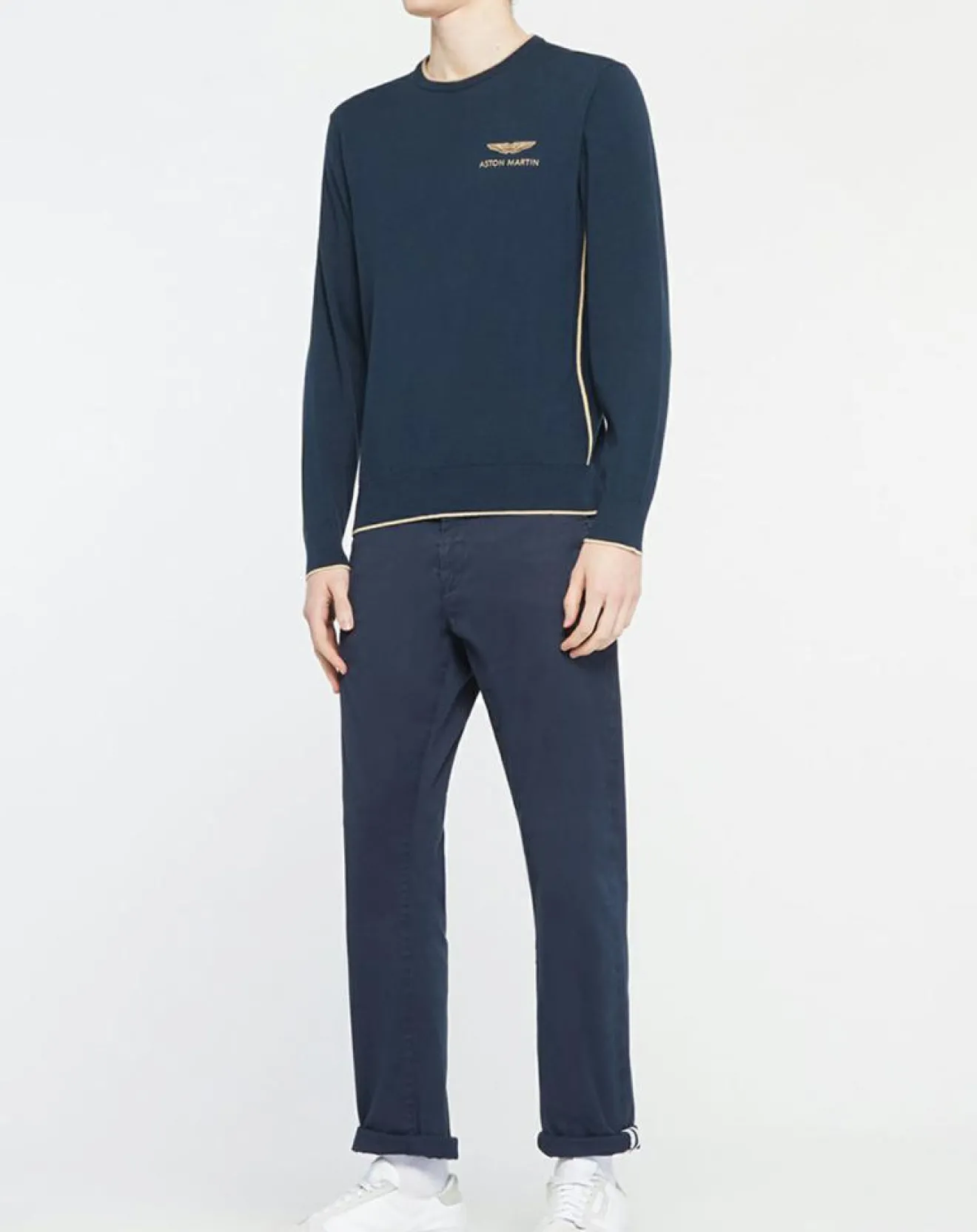 Homme Hackett London Sweat Aston Martin Racing bleu marine