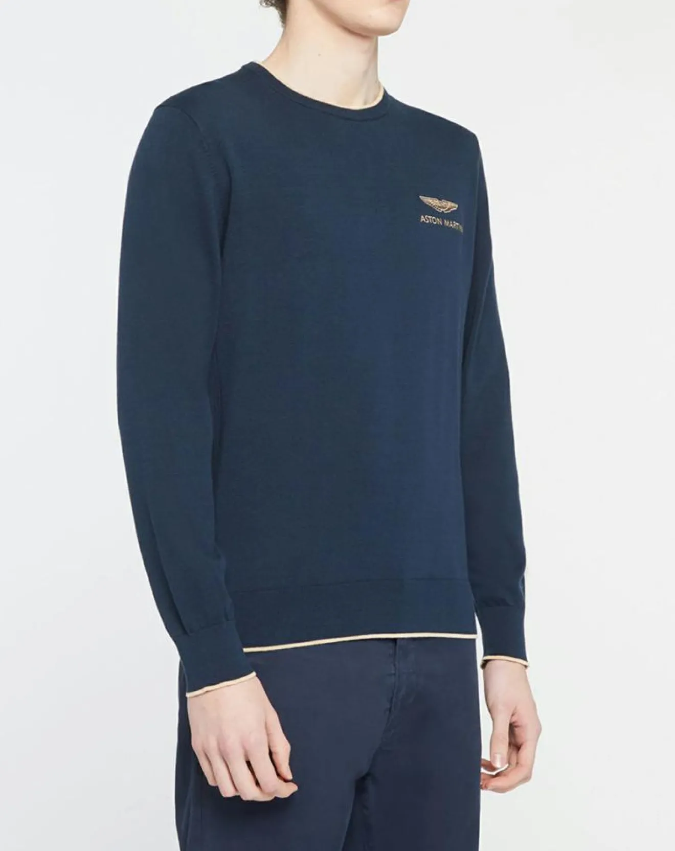 Homme Hackett London Sweat Aston Martin Racing bleu marine