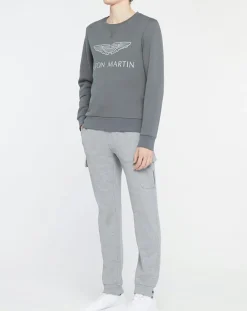 Homme Hackett London Sweat Aston Martin Racing gris