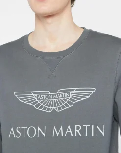 Homme Hackett London Sweat Aston Martin Racing gris