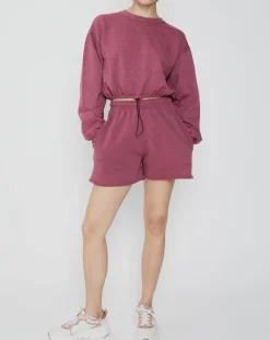 BDG by Urban Outfitters Sweat bubble hem framboise