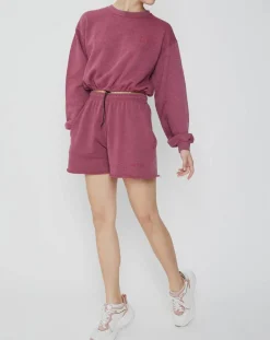 BDG by Urban Outfitters Sweat bubble hem framboise