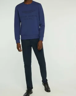 Sale Hackett London Sweat Classic Aston Martin Racing bleu foncé