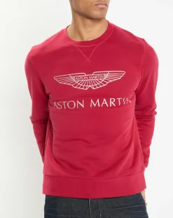 Hot Hackett London Sweat col rond Aston Martin Racing rouge