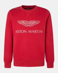 Hot Hackett London Sweat col rond Aston Martin Racing rouge
