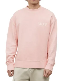 Online Marc O'Polo Sweat Col Rond Coton Organic rose clair