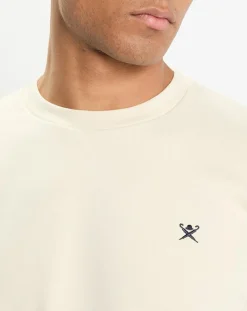 Hackett London Sweat col rond écru