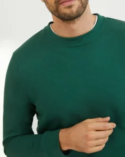 Sale Cyrillus Sweat col rond vert