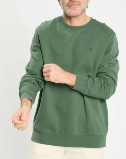 Homme Hackett London Sweat col rond vert clair