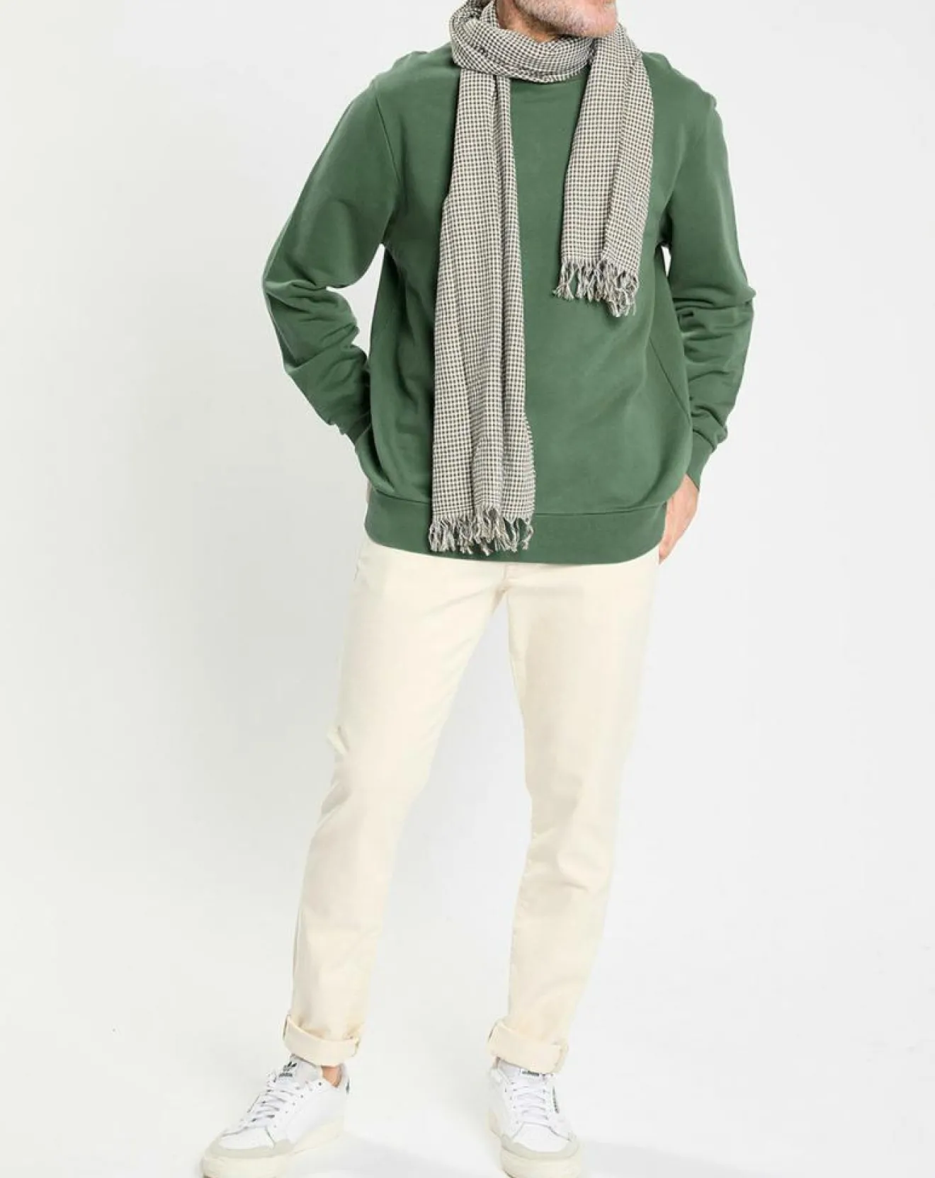 Homme Hackett London Sweat col rond vert clair