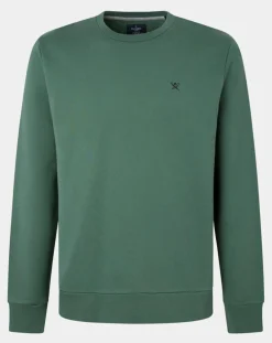 Homme Hackett London Sweat col rond vert clair