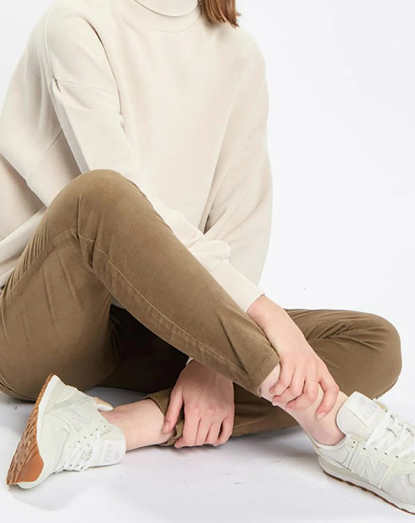 Femme Marc O'Polo Sweat col roulé molletonné écru