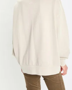 Femme Marc O'Polo Sweat col roulé molletonné écru