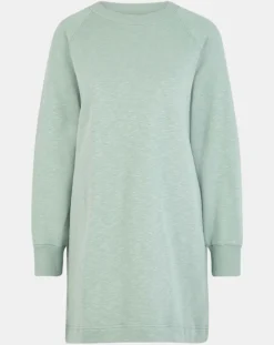 Femme Galeries Lafayette Sweat droit et long en Coton Lenny vert clair