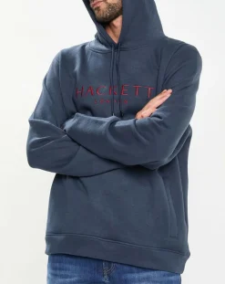 Clearance Hackett London Sweat Enfilable Hackett bleu