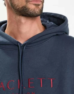 Clearance Hackett London Sweat Enfilable Hackett bleu
