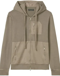 Homme Marc O'Polo Sweat Hoodie Bimatière camel
