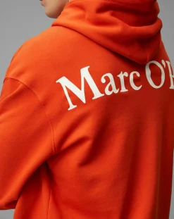 Marc O'Polo Sweat Hoody Logo Coton Organic orange