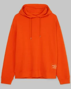 Marc O'Polo Sweat Hoody Logo Coton Organic orange