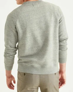 Homme Dockers Sweat Icon Crewneck gris chiné