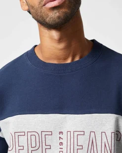 Homme Pepe Jeans Sweat Ismael multicolore