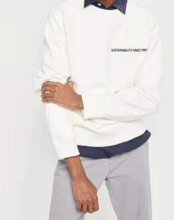 New Marc O'Polo Sweat It'S On Us Print écru