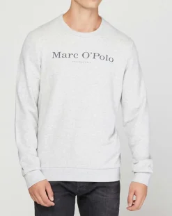 Homme Marc O'Polo Sweat Logo gris chiné
