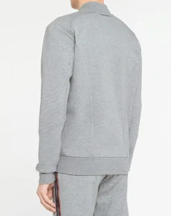 Homme Hackett London Sweat Motard Aston Martin Racing gris clair