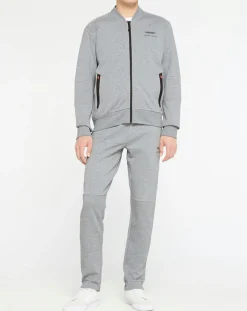 Homme Hackett London Sweat Motard Aston Martin Racing gris clair