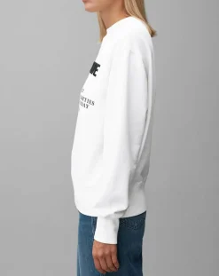 Outlet Marc O'Polo Sweat Oversized Lady Di blanc