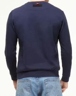 Homme Replay Sweat Poit bleu marine