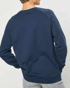 Homme Hackett London Sweat Raglan Crew bleu marine