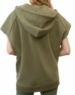 Hot Marc O'Polo Sweat sans manches à capuche kaki